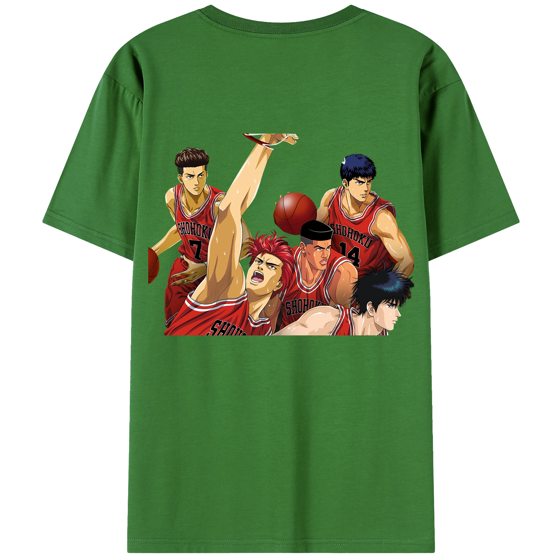SLAM DUNK／スラムダンク レディース半袖Tシャツ(バックプリント)
